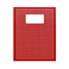 Qbasic - Cahier 210x165mm diamant 5mm 80 pages 70gr assortis | 10 pièces
