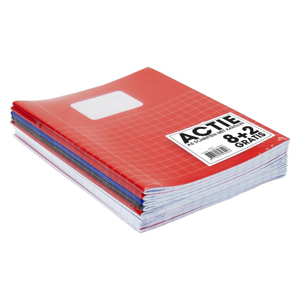 Verhaak - Scripture SOHO Basic A5 diamant 10x10mm 80 pages 60gr assortis 8+2 gratuits