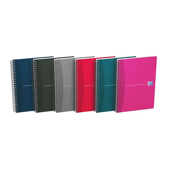 Oxford -  Spiraalblok oxf essentials a5 ln 180pag 80gr ass