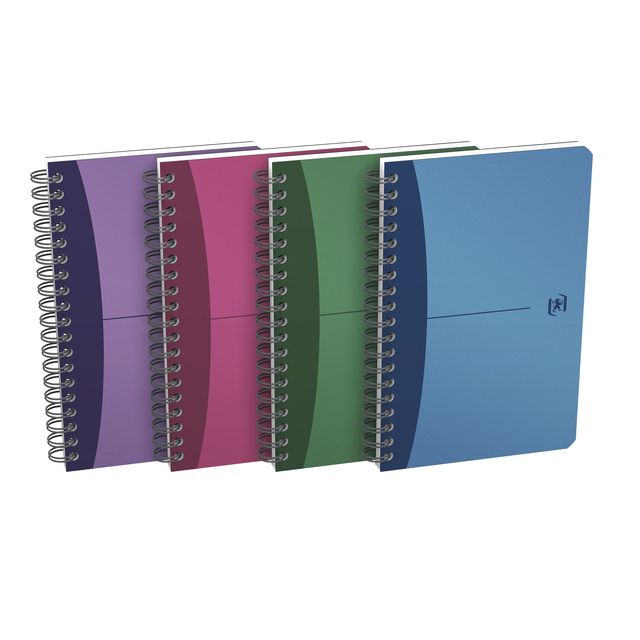 Oxford -  Spiraalblok Urban Mix 170x110mm lijn 90vel assorti