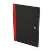 Oxford - Carnet Black n' Red A4 96 feuilles ligne | 5 pièces