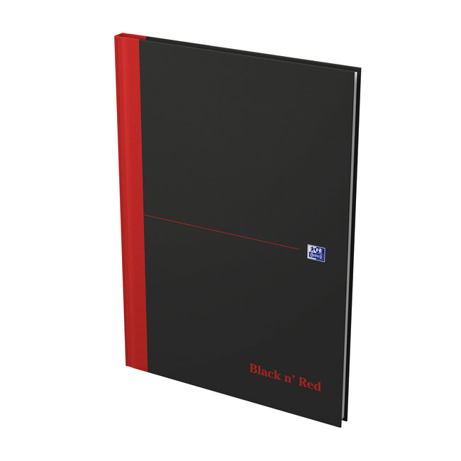 Oxford -  Notitieboek  black n' red a4 96vel lijn