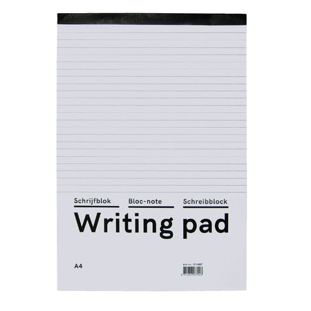 Qbasic - Bloc-notes A4 ligne 160 pages 60gr | 10 pièces
