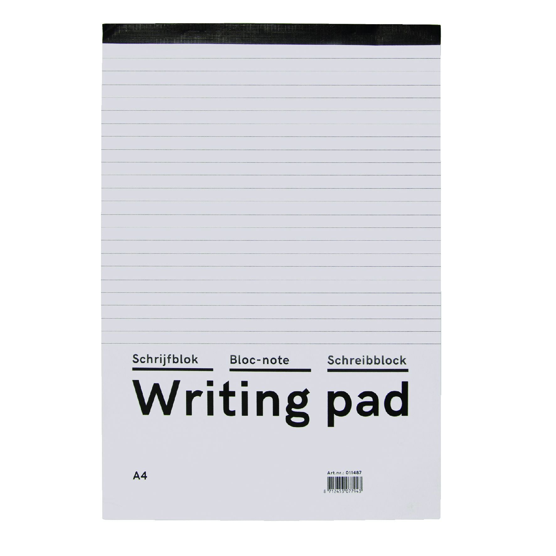 Qbasic - Bloc-notes A4 ligne 160 pages 60gr