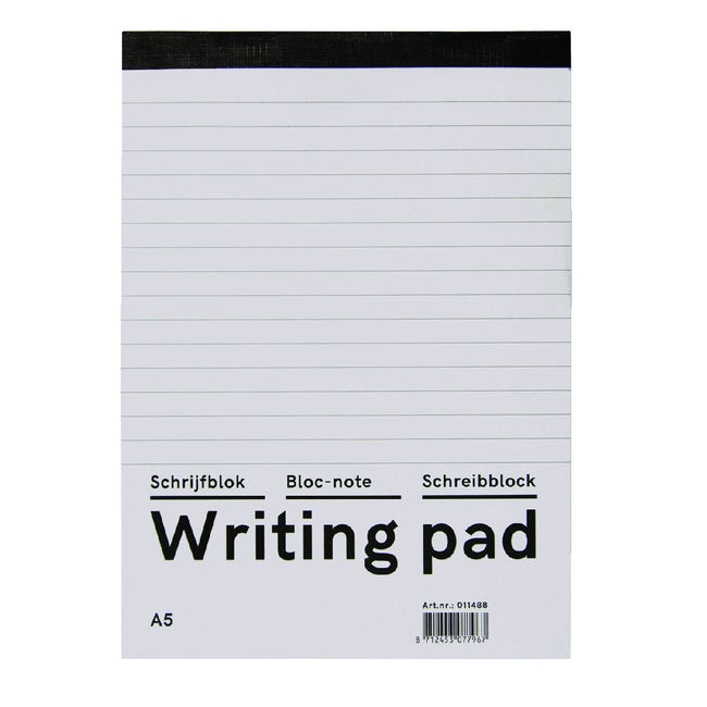 Qbasic - Schreibblock A5-Linie 160 Seiten 60gr | 10 Stück