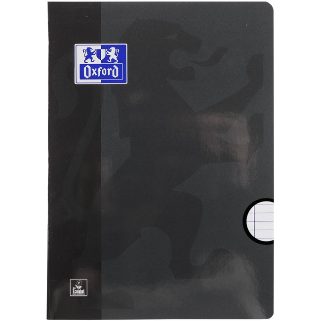 Oxford -  Schrift  school a4 lijn 72pag 80gr zwart | 10 stuks