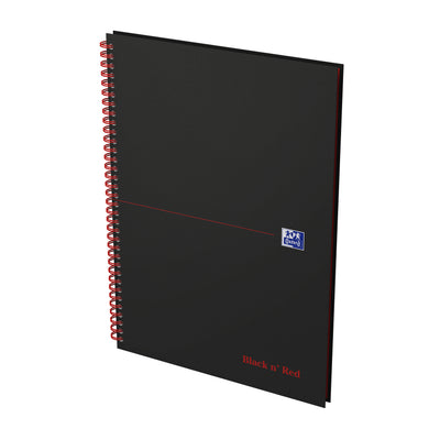 Oxford - Bloc spirale Black n' Red A4 ligne 140 pages 80gr