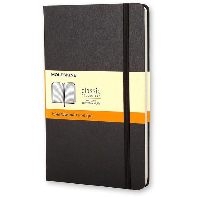Moleskine -  Notitieboek  pocket 90x140 lijn hc zwart