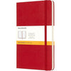 Moleskine - Carnet grand format 130x210mm ligne couverture rigide rouge