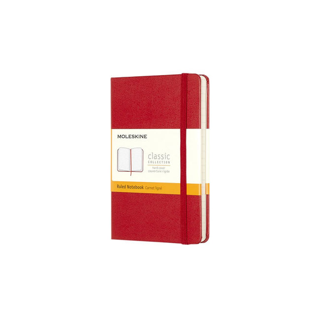 Moleskine - Pochette pour carnet 90x140mm ligne couverture rigide rouge