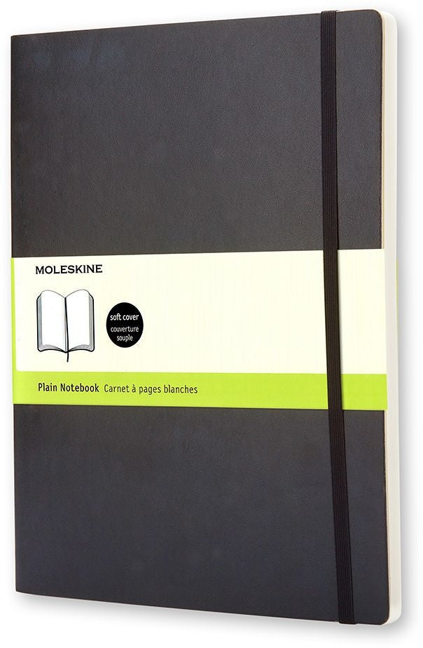 Moleskine -  Notitieboek  xl 190x250mm blanco sc zwart