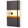 Moleskine - Carnet grand format ligne 130x210mm couverture souple noir