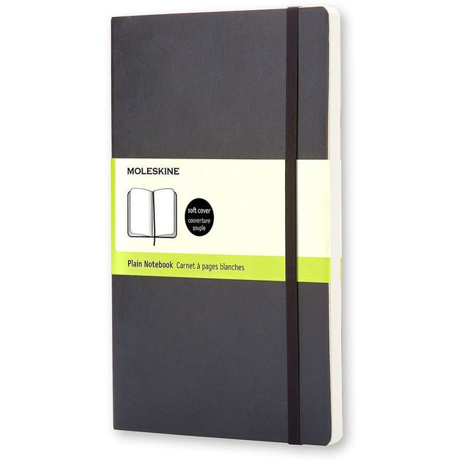 Moleskine -  Notitieboek  large 130x210 blanco sc zw