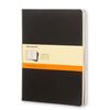 Moleskine - Carnet 190x250mm ligne 240 pages 70gr noir lot de 3 pièces