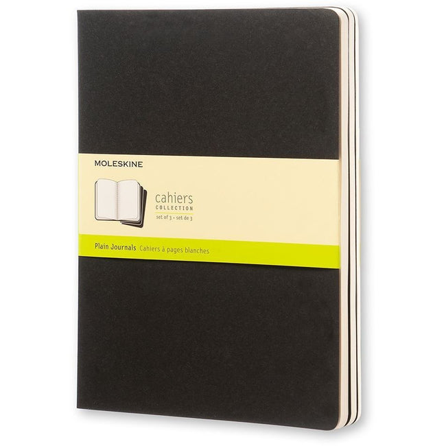 Moleskine -  Schrift  190x250mm blc 240pag zwart 3st