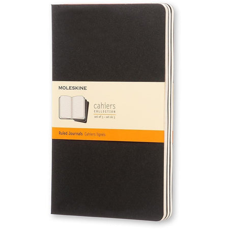 Moleskine -  Schrift  130x210mm lijn 160pag zwart 3st