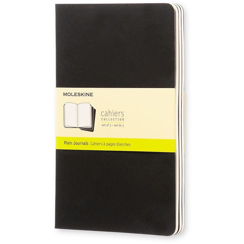 Moleskine -  Schrift  130x210mm blc 160pag zwart 3st