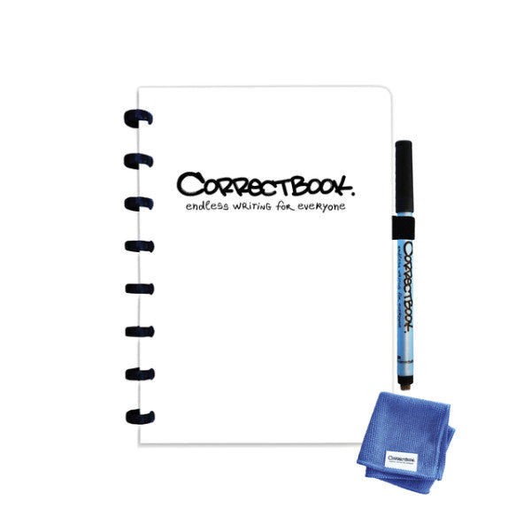Correctbook - Carnet A5 ligne 40 pages inspirant blanc