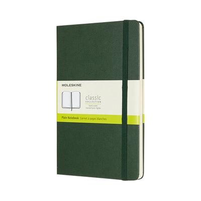 Moleskine -  Notitieboek  l 130x210mm blanco hc green