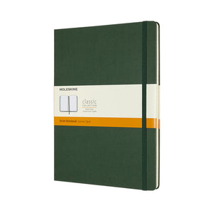 Moleskine - Carnet XL 190x250mm line couverture rigide vert myrte