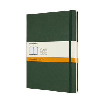 Moleskine - Carnet XL 190x250mm line couverture rigide vert myrte