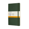 Moleskine - Carnet grand format ligne 130x210mm couverture souple vert myrte