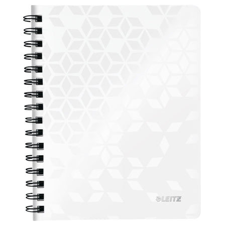 Leitz -  Notitieboek  wow a5 lijn spiraal pp wit | 6 stuks
