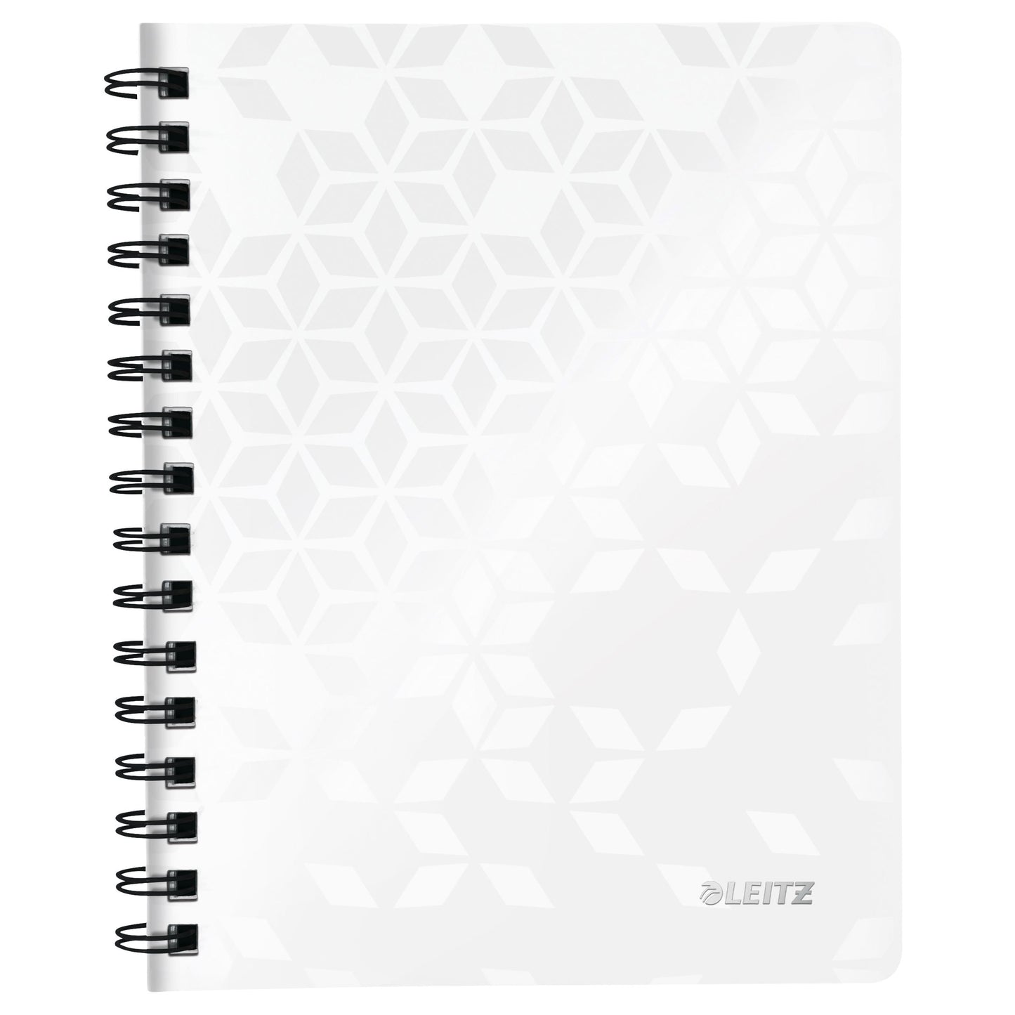 Leitz - Carnet WOW A5 ligne spirale PP blanc | 6 pièces