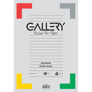 Gallery -   kalkpapier, ft 29,7 x 42 cm (A3), blok van 20 vel