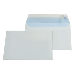 Gallery -   enveloppen ft 114 x 162 mm, stripsluiting, binnenzijde blauw, doos van 500 stuks