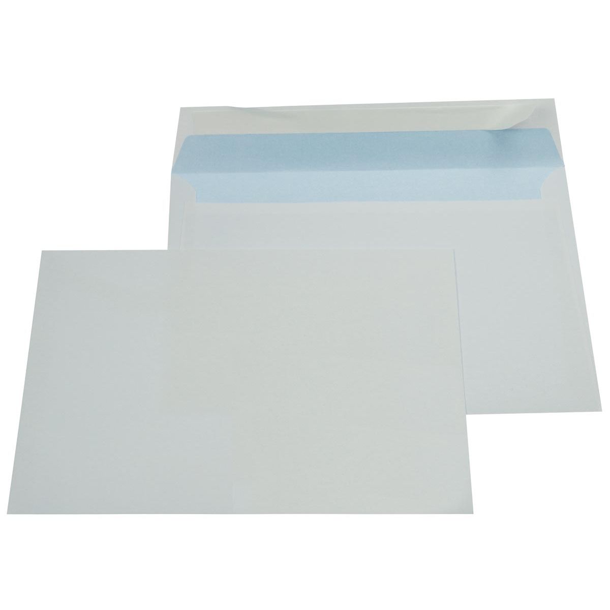 Gallery -   enveloppen ft 162 x 229 mm, stripsluiting, binnenzijde blauw, doos van 500 stuks