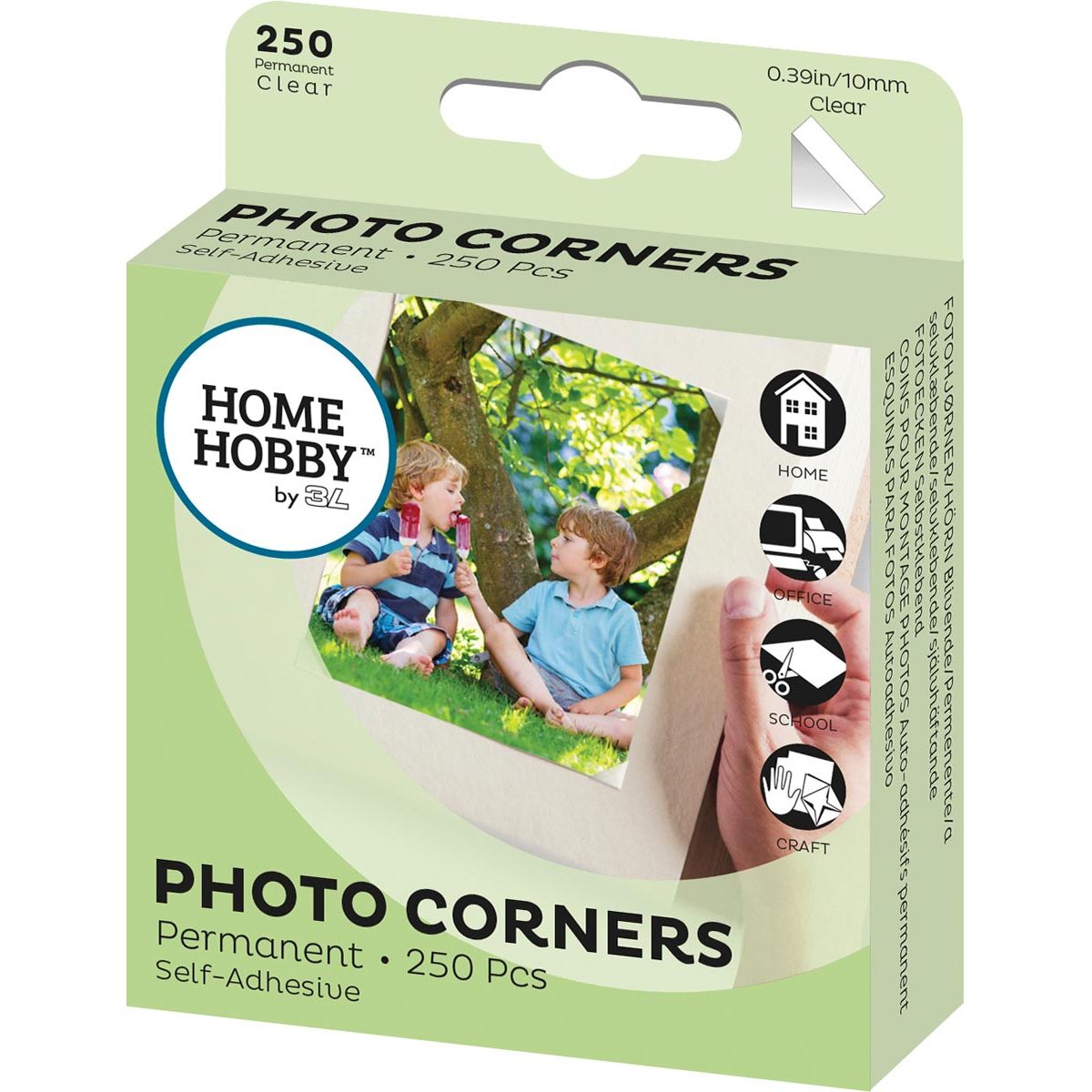3L -  fotohoekjes PP ft 10 mm