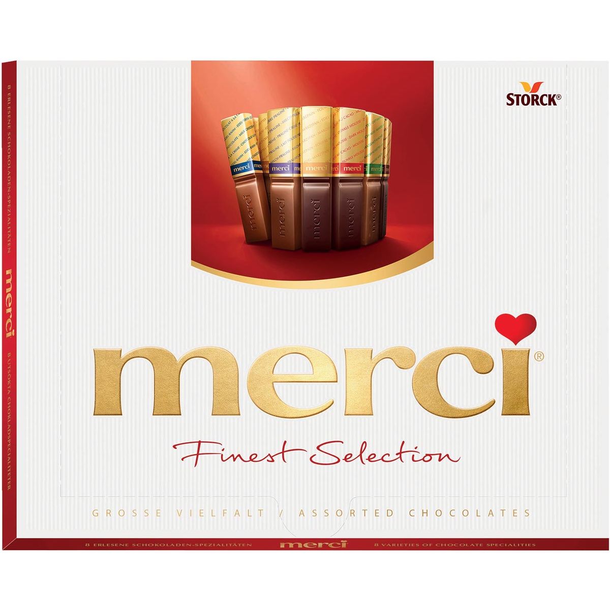 Merci - Sélection la plus belle, boîte de 250 grammes