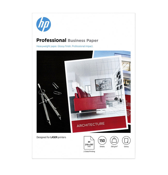 HP -  Fotopapier  7mv83a a4 laser 200gr glans