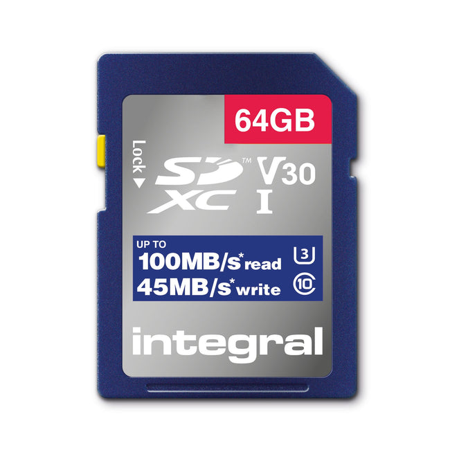 Intégral - Carte mémoire SDHC-XC 64 Go