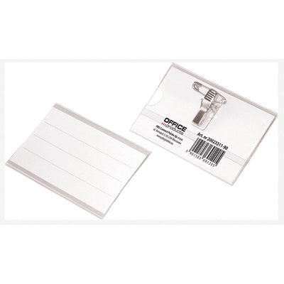 OFFICE products -   badge met combiklem, 90 x 57 mm