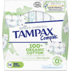 Tampax - Cotton Super Tampons, 14er Packung