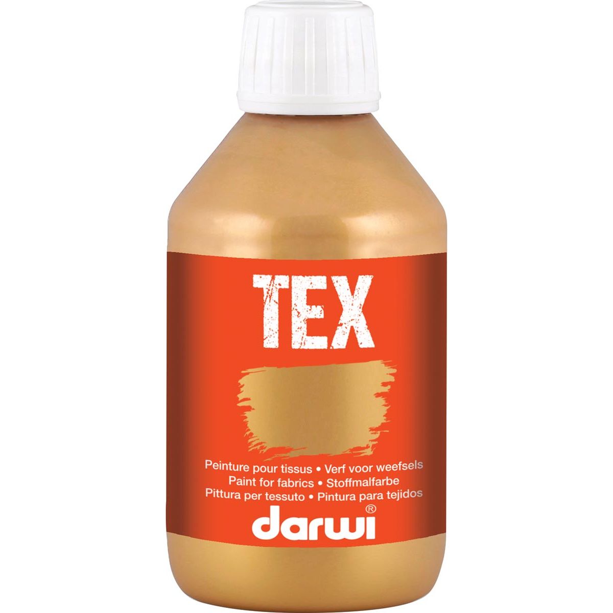 Darwi - Textilfarbe Tex, 250 ml, Gold