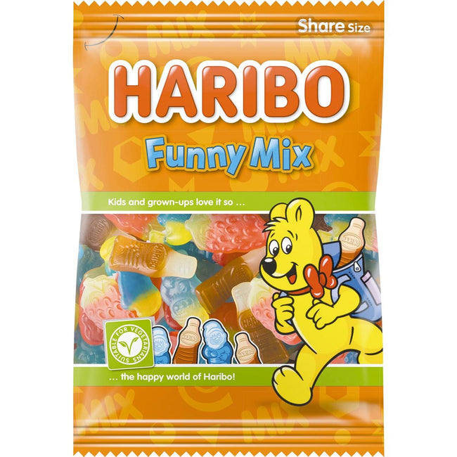 Haribo - mélange rigolo de bonbons, sachet de 185 g