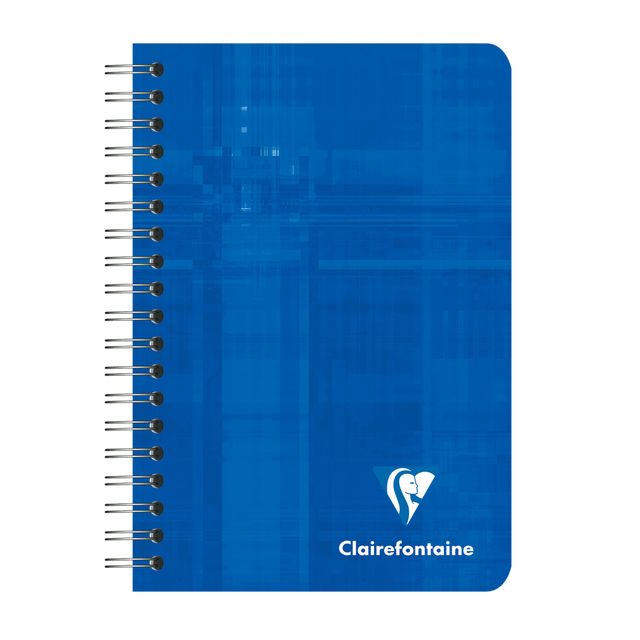 Clairefontaine - Carnet 95x140mm lignes spirales assorties