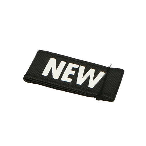 Klika -  Label vaantje kleur zwart NEW
