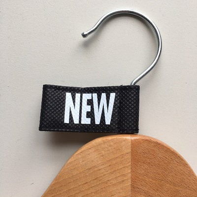 Klika -  Label vaantje kleur zwart NEW