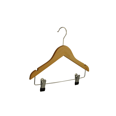 Klika - Cintre enfant pince à encoche plate 34cm
