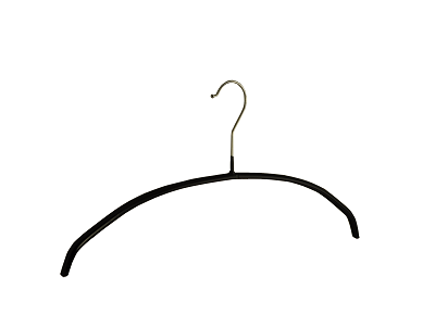 Klika - Bontenie Hanger Black Anti -Slip 40 cm