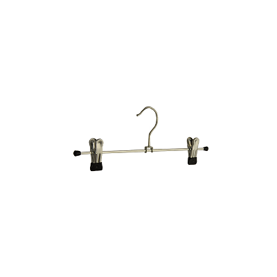 Klika - Pince cintre coulissant squeeze noir anti 30cm 2 pièces