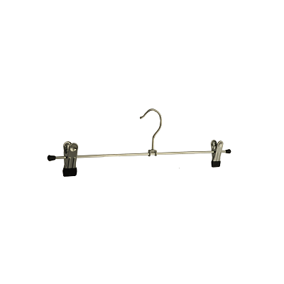 Klika - Pince cintre coulissant squeeze noir anti 40cm 2 pièces