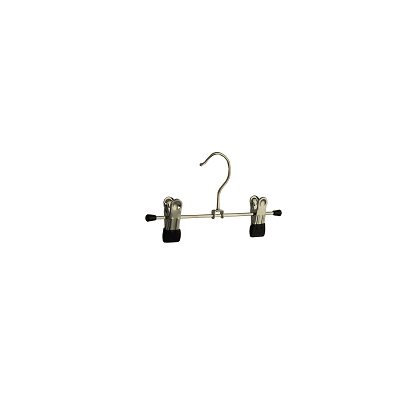 Klika - Pince cintre coulissante squeeze noir anti 20cm 2 pièces