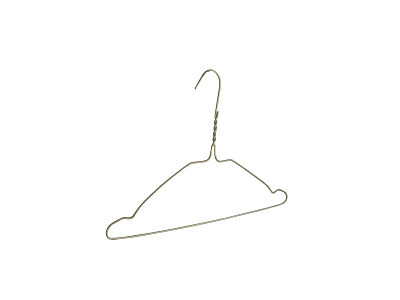 Klika - Cintre fil/nettoyage à sec enfant 2,2mm encre 32cm