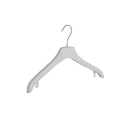 Klika -  Mantel/kostuumhanger wit brede sch 38cm