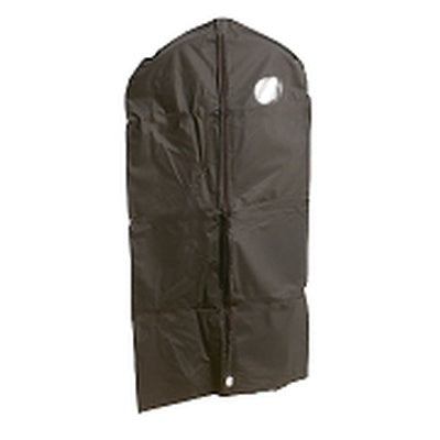 Klika - Housse à vêtements noire fermeture éclair et fenêtre 60x100